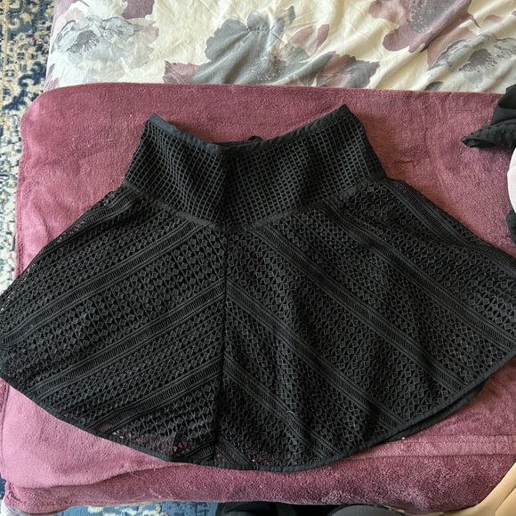 Armani Exchange Crochet Lace Skater skirt - black - Picture 9 of 9